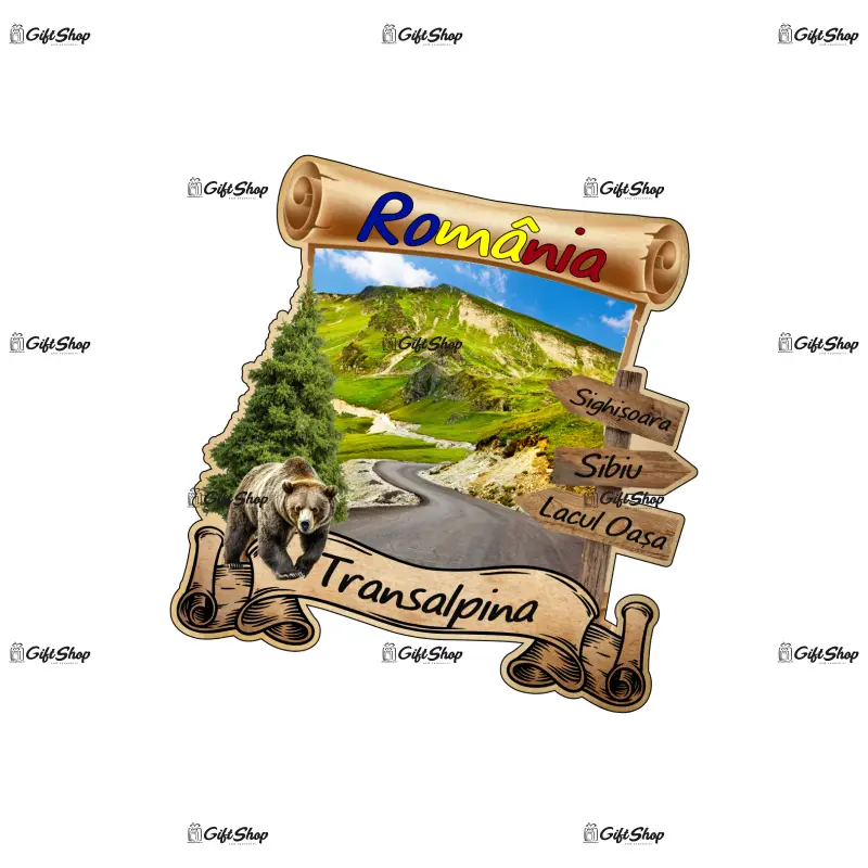 Transalpina, romania, magnet papirus, model mgs 216